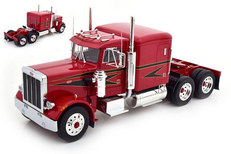 Peterbilt 359 Truck1967 (Red/Black) by kk-scale-models