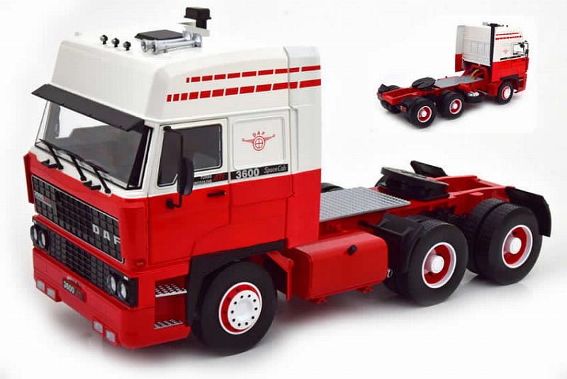 DAF 3600 Spacecab 1986 (White/Red) by kk-scale-models