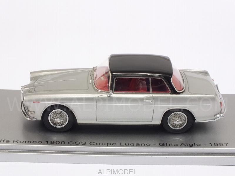 Alfa Romeo 1900 CSS Coupe Lugano Ghia Aigle 1957 (Silver) - kess