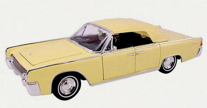 Lincoln Continental 1961 (Yellow) by lucky-die-cast