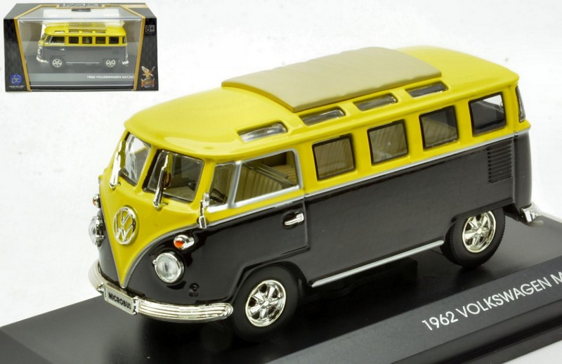 Volkswagen T1 Microbus 1962 (Yellow/Black) by lucky-diecast