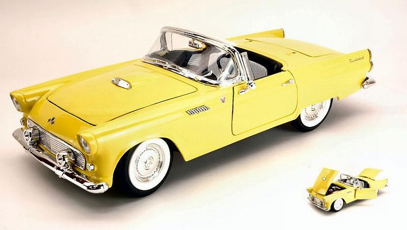 Ford Thunderbird Convertible Hard Top 1955 (Yellow) by lucky-die-cast