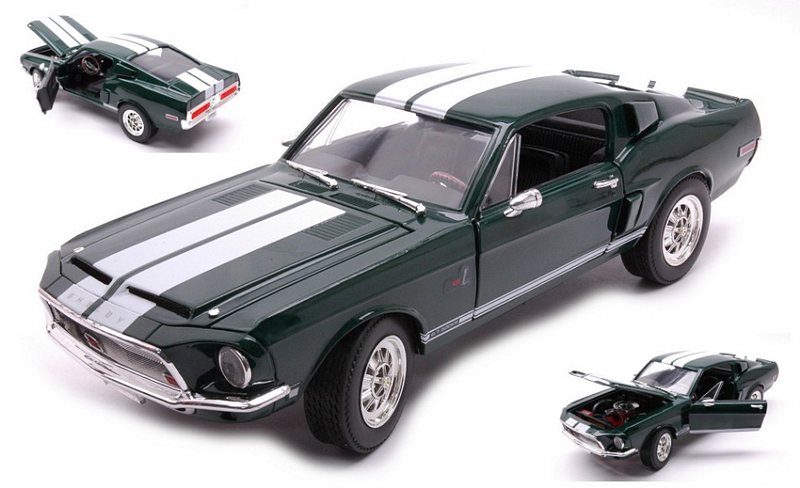 Ford Shelby Mustang GT500 KR 1968 (Green) by lucky-die-cast