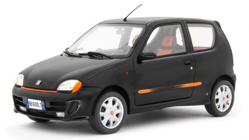 Fiat 600 Sporting Abarth 1998 (Black) by laudo-racing