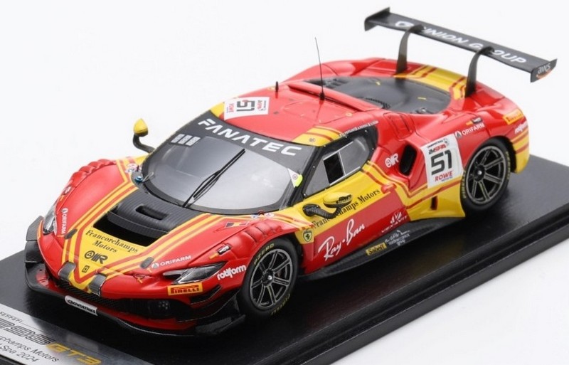 Ferrari 296 GT3 AF Corse #51 Spa 2024 Rovera-Rigon-Pier Guidi by looksmart