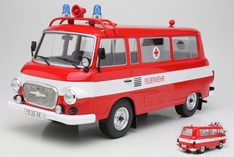 Barkas B1000 Mini Bus Fire Brigade Ambulance by mcg