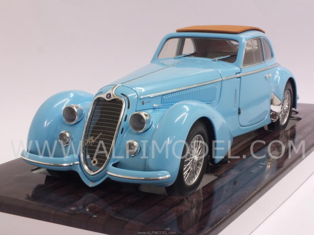 Alfa Romeo 8C 2900 B Lungo 1938  (Light Blue) by minichamps