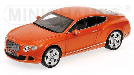 Bentley Continental GT 2011 Orange Metallic by minichamps