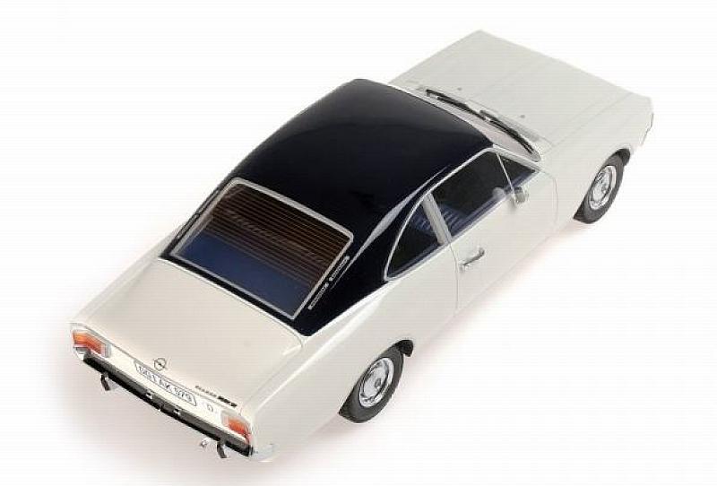 Opel Rekord C Coupe 1966 (White/Blue) - minichamps
