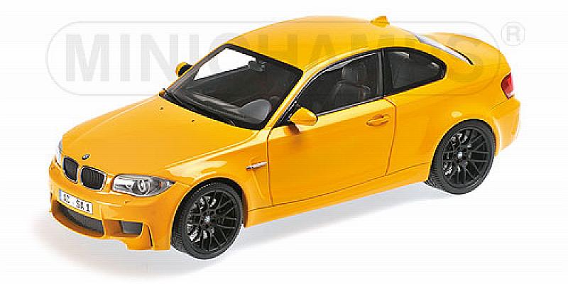 BMW 1er M Coupe 2011 (Yellow) by minichamps