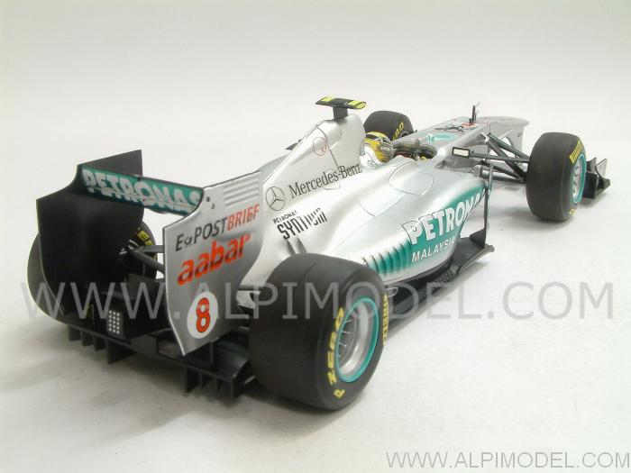 MINICHAMPS 110110008 Mercedes GP F1 W02 2011 Nico Rosberg 1/18