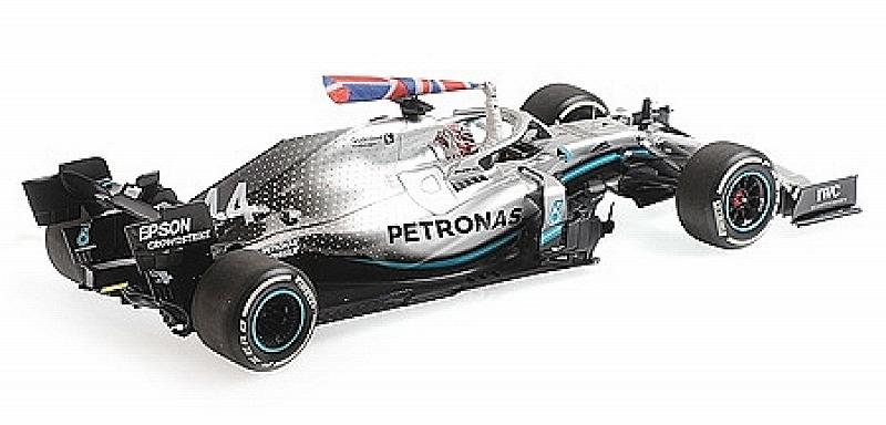 Mercedes W10 AMG #44 Winner British GP 2019 2019 Lewis Hamilton World Champion - minichamps
