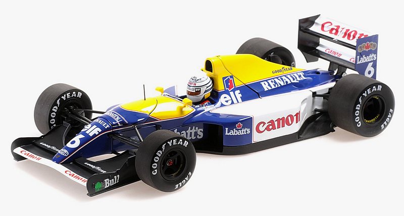 Williams FW14B Renault #6 1992 Riccardo Patrese by minichamps