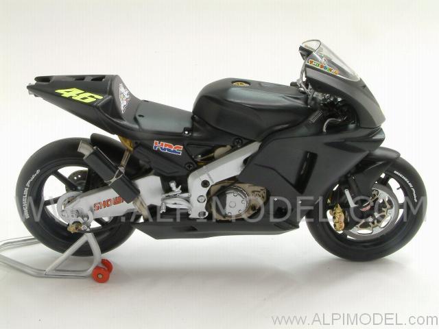 Honda RC211V  Pre-Season Test Bike Black 2002 VALENTINO ROSSI - minichamps
