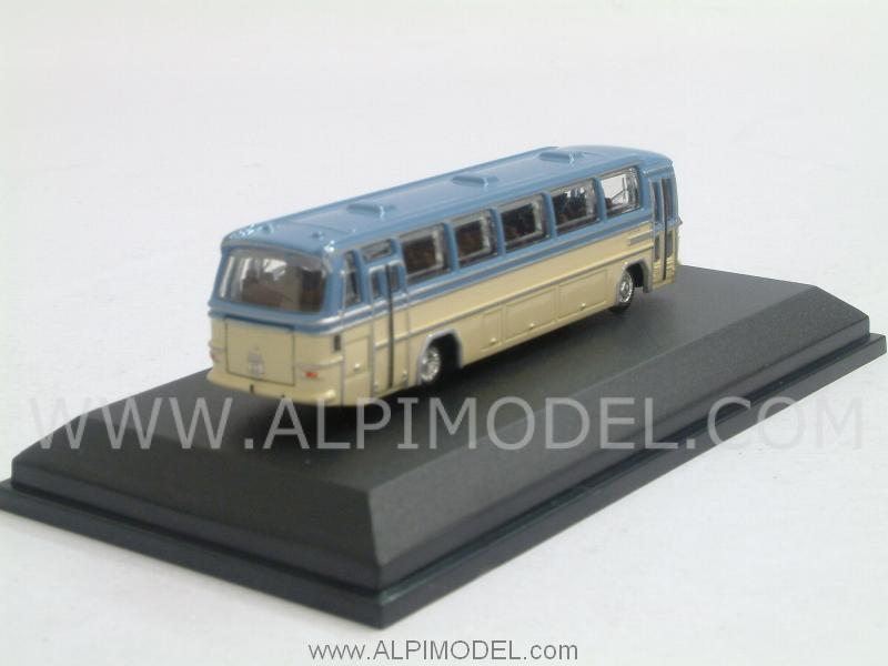 Mercedes O302 Bus 1965 B(lue/Cream)  (N scale - 1/160) - minichamps