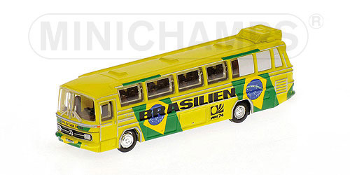 Mercedes O302 Bus 1974 Nazionale Brasil  (N scale - 1/160) by minichamps