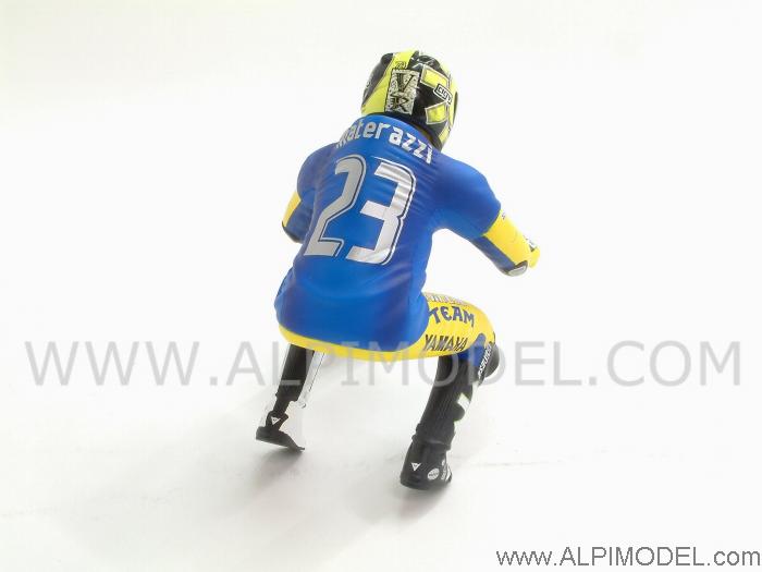 Valentino Rossi Riding Figure (Materazzi shirt) Winner GP Sachsenring 2006 - minichamps