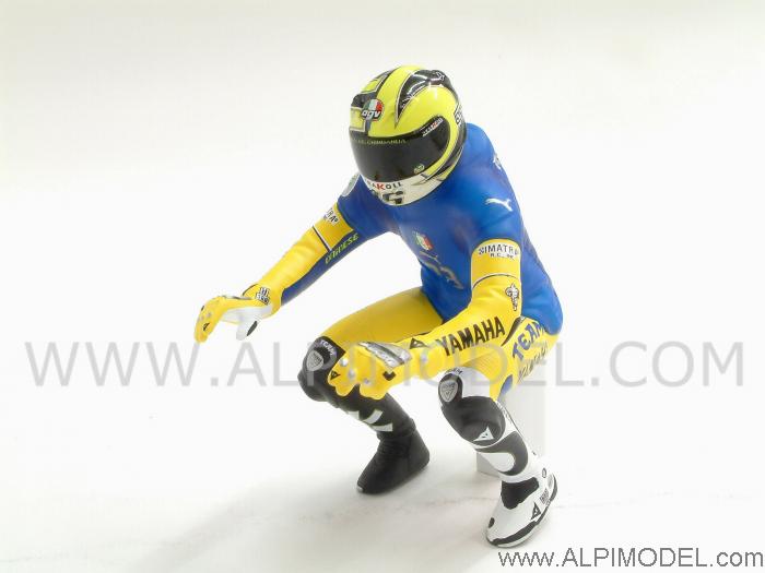 Valentino Rossi Riding Figure (Materazzi shirt) Winner GP Sachsenring 2006 by minichamps