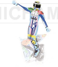 Valentino Rossi figure Assen MotoGP 2007 by minichamps