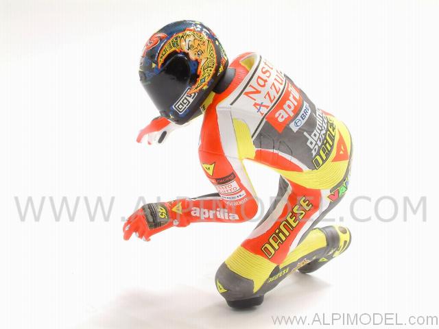 Valentino Rossi Riding Figurine World Champion GP 250 1999 - minichamps