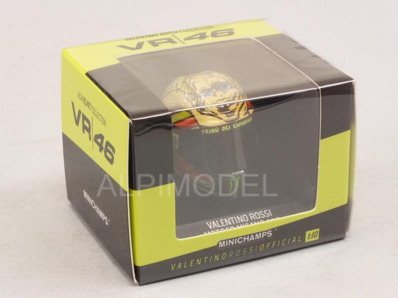 Helmet MotoGP Misano 2012 Valentino Rossi (1/10 scale - 2.5cm) by minichamps