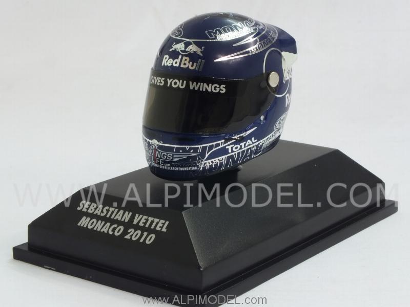 Helmet Sebastian Vettel GP Monaco World Champion F1 2010 (1/8 scale - 3cm) by minichamps