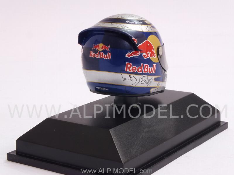 Helmet Arai Sebastian Vettel Interlagos 2010  (1/8 scale - 3cm) - minichamps