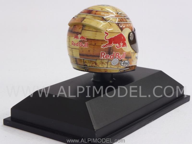 Helmet Austin 2012 World Champion 2012 Sebastian Vettel (1/8 scale - 3cm) - minichamps
