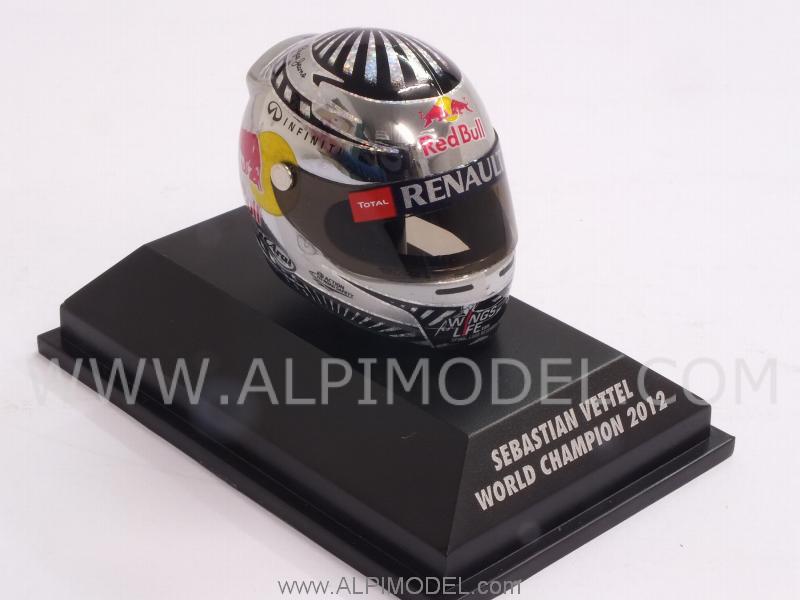 Helmet 2012 World Champion Sebastian Vettel (1/8 scale - 3cm) - minichamps