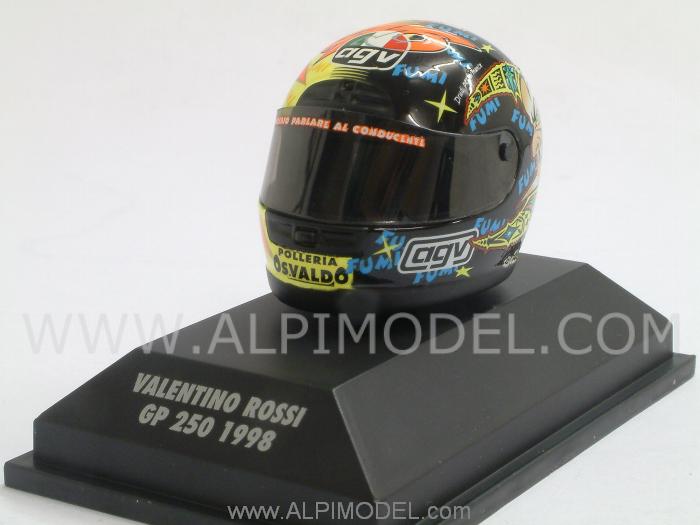 Helmet AGV Valentino Rossi GP 250 1998  (1/8 scale - 3cm) by minichamps