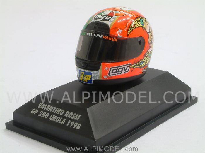 Helmet AGV Valentino Rossi GP250 Imola 1998  (1/8 scale - 3cm) by minichamps