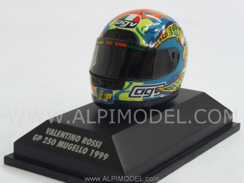 Helmet AGV GP 250 Mugello World Champion 1999 Valentino Rossi  (1/8 scale - 3cm) by minichamps
