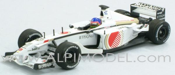 BAR 003 Honda Jacques Villeneuve 2001 by minichamps