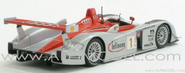 Audi R8 Infineon 2nd 12hrs Sebring 2002 Pirro - Kristensen - Biela - minichamps