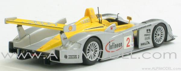 Audi R8 Infineon Winner 12hrs Sebring 2002 Capello - Herbert - Pescatori - minichamps