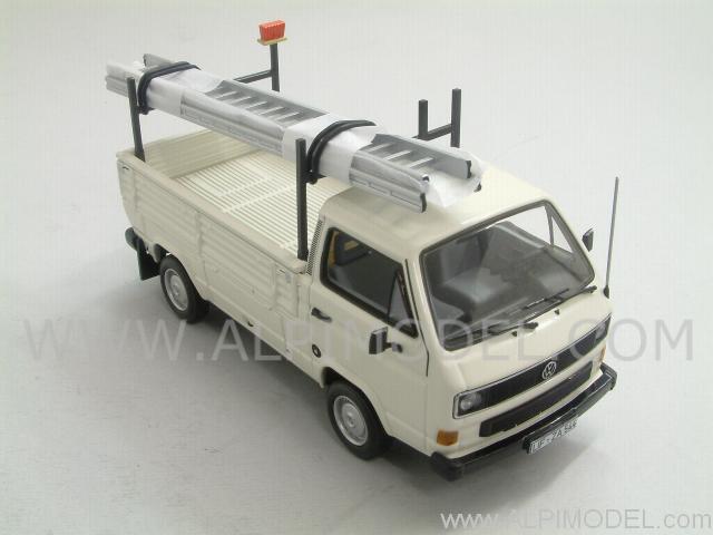 Volkswagen T3 Pickup with ladders 1983 (White) - minichamps