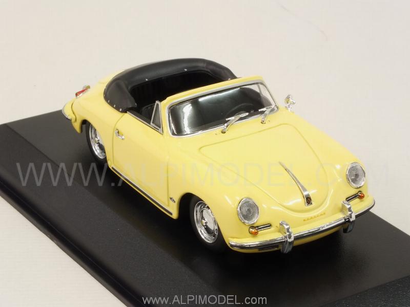 Porsche 356B Cabriolet 1960 (Condor Yellow) - minichamps
