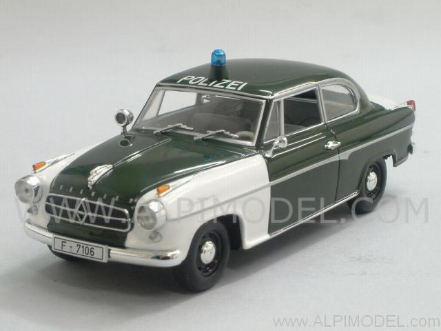 Borgward Isabella 1959 Polizei Frankfurt by minichamps