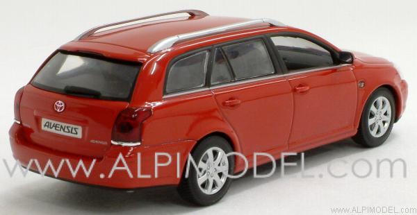 Toyota Avensis Station Wagon 2002 (Solar Red) - minichamps