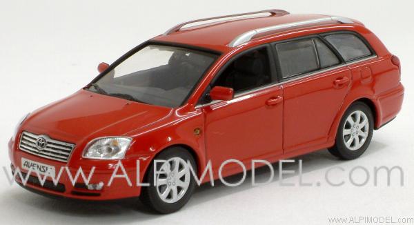 Toyota Avensis Station Wagon 2002 (Solar Red) by minichamps