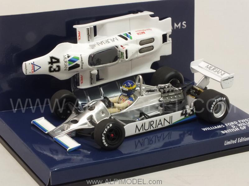 MINICHAMPS 400800043 Williams FW07 Ford British GP 1980 Desiree 