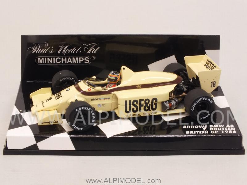 Arrows A8 BMW British GP 1986   Thierry Boutsen - minichamps