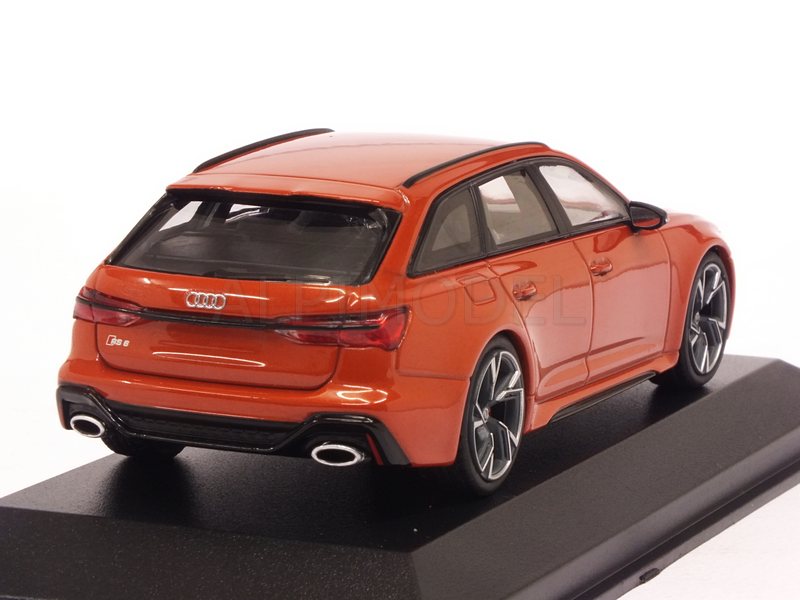 Audi RS6 Avant 2019 (Coral Orange Metallic) - minichamps