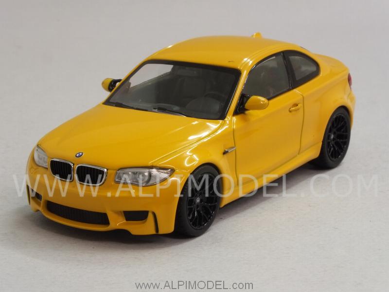 BMW Serie 1 M Coupe 2011 (Atacama Yellow) by minichamps
