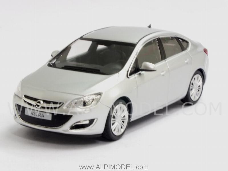 Opel Astra 4-doors 2012 Silver by minichamps