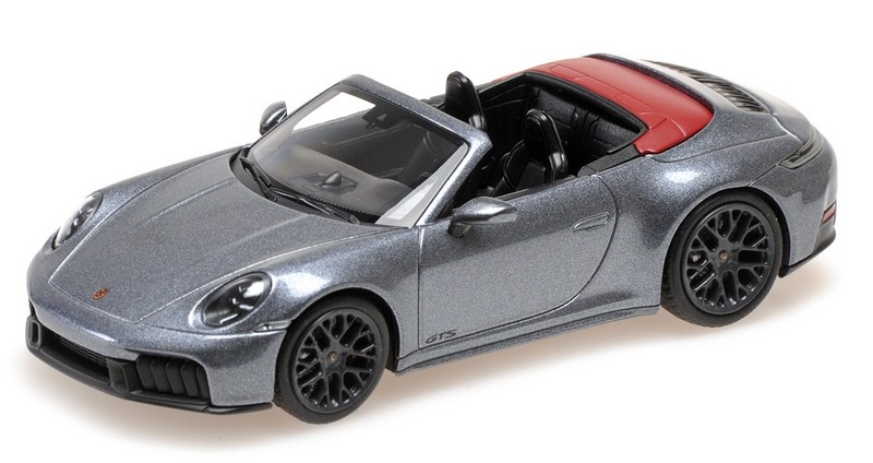 Porsche 911 Carrera GTS Cabriolet (992.2) 2024 (Grey Metallic) by minichamps