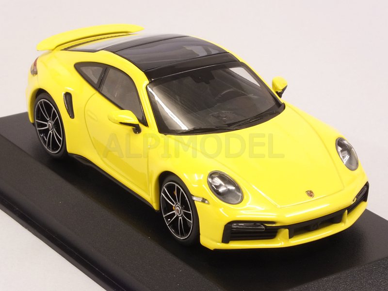 Porsche 911 Turbo S (992) 2020 (Yellow) - minichamps