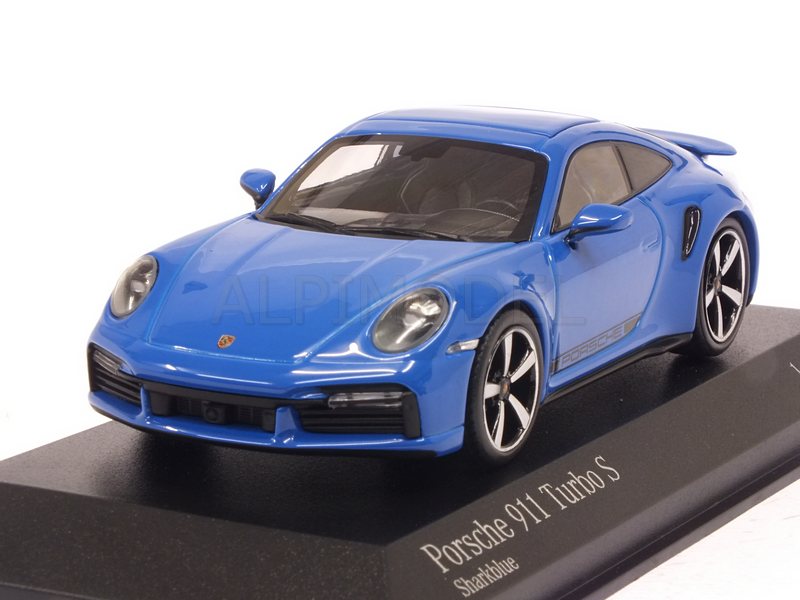 Porsche 911 Turbo S (992) 2020 (Blue) by minichamps