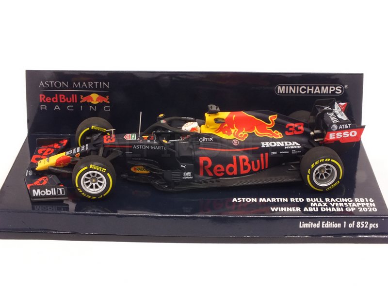 Red Bull RB16 #33 Winner GP Abu Dhabi 2020 Max Verstappen - minichamps