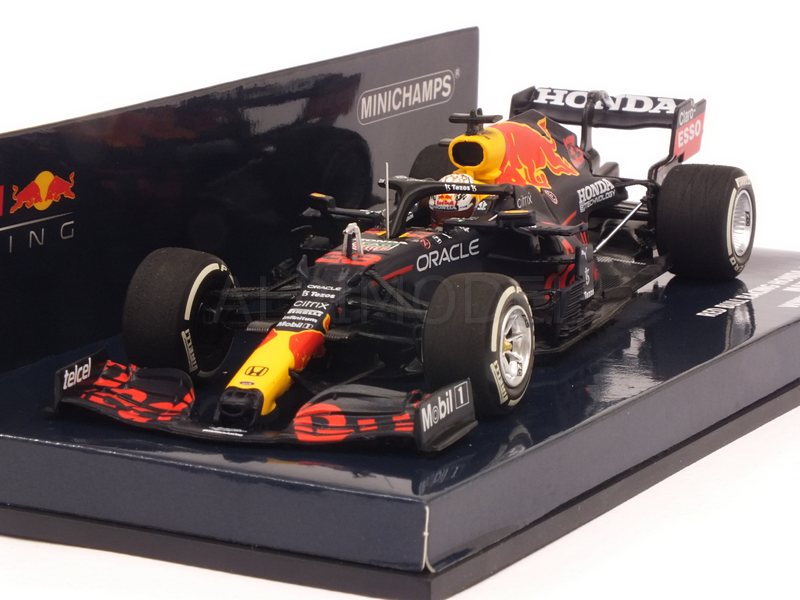 Red Bull RB16B #33 Winner GP France 2021 Max Verstappen World Champion by minichamps